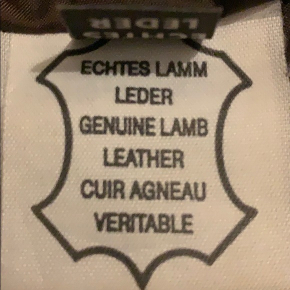 Brown Lamb Leather Jacket - Picture 5 of 10